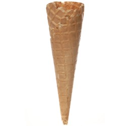 Cornet artisanal bord dentelé 4,1x16cm