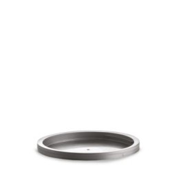 Couvercle plat polycarbonate pour tube inox