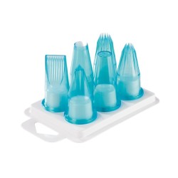 Boîte de 6 douilles pâtissières - tritan - Gobel