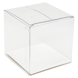 Boite Cube transparente 10 cm