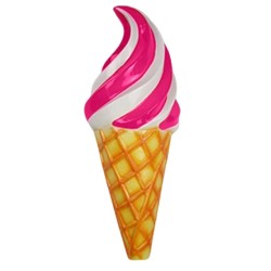 Demi-applique murale glace italienne 50cm